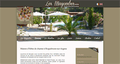 Desktop Screenshot of lesmayombes.com